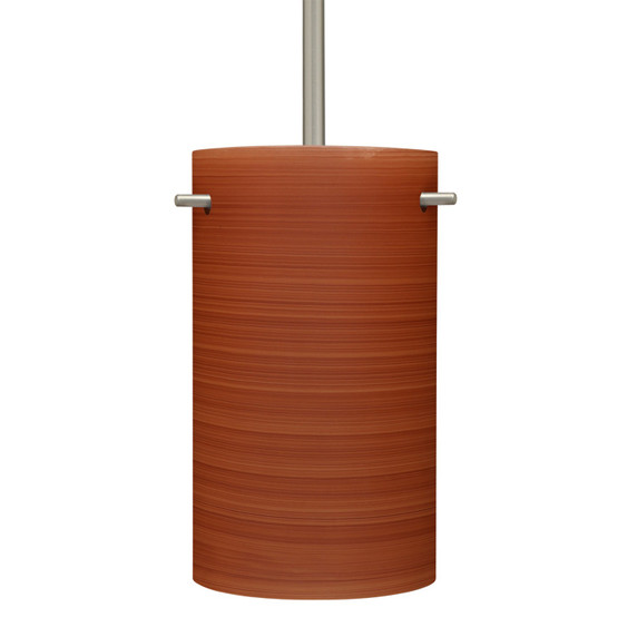 Mini Pendants Glass Down by Besa ( 74 | 1TT-4005CH-LED-SN Besa Tamburo 5 Stem Pendant ) 