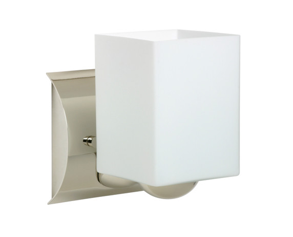 Sconces Single Glass by Besa ( 74 | 1WZ-449807-CR Rise ) 