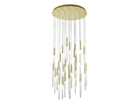 Large Chandeliers Glass Shade by Avenue Lighting ( 192 | HF2031-FR-BB Main St. ) 