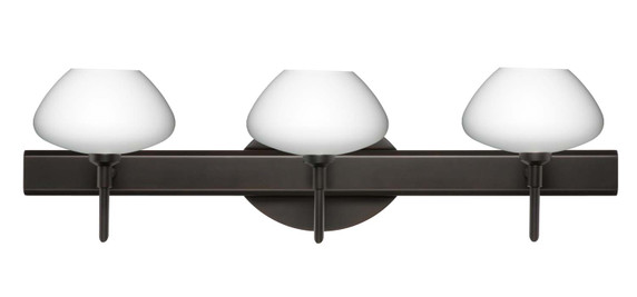 Bathroom Fixtures Three Lights by Besa ( 74 | 3SW-541007-BR Peri ) 