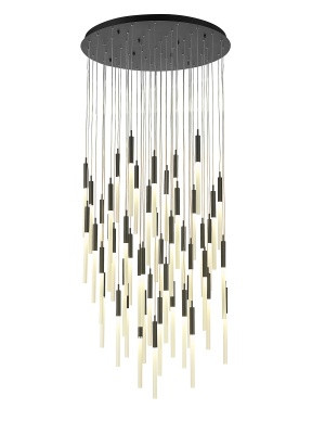 Large Chandeliers Glass Shade by Avenue Lighting ( 192 | HF2051-FR-BK Main St. ) 