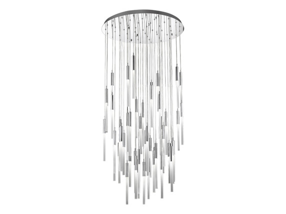 Large Chandeliers Glass Shade by Avenue Lighting ( 192 | HF2051-FR-PN Main St. ) 