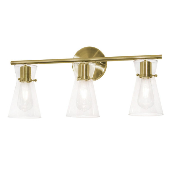 Bathroom Fixtures Three Lights by AFX Lighting ( 162 | AMDV2210MBSB Amanda ) 