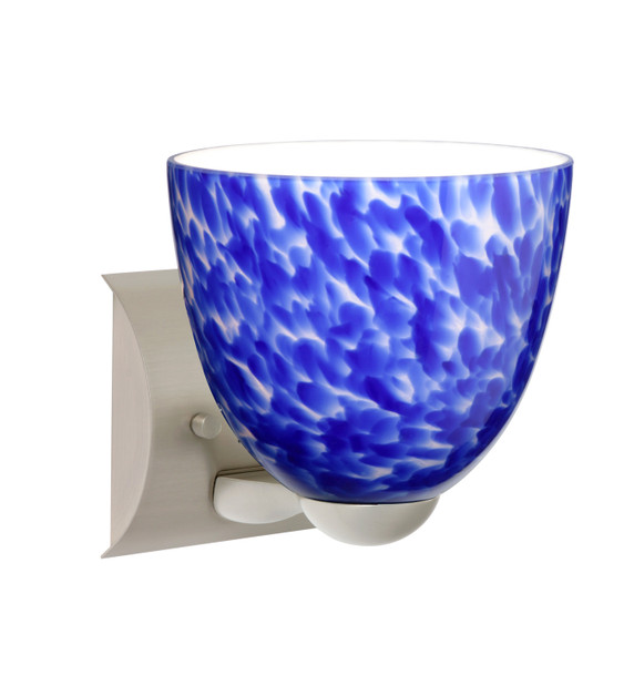 Sconces Single Glass by Besa ( 74 | 1WZ-757286-LED-SN Sasha ) 