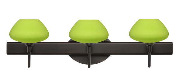 Bathroom Fixtures Three Lights by Besa ( 74 | 3SW-541035-BR Peri ) 