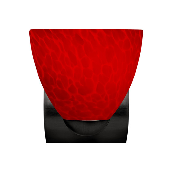 Sconces Single Glass by Besa ( 74 | 1WZ-7572RC-LED-BK Besa Sasha Mini Sconce ) 