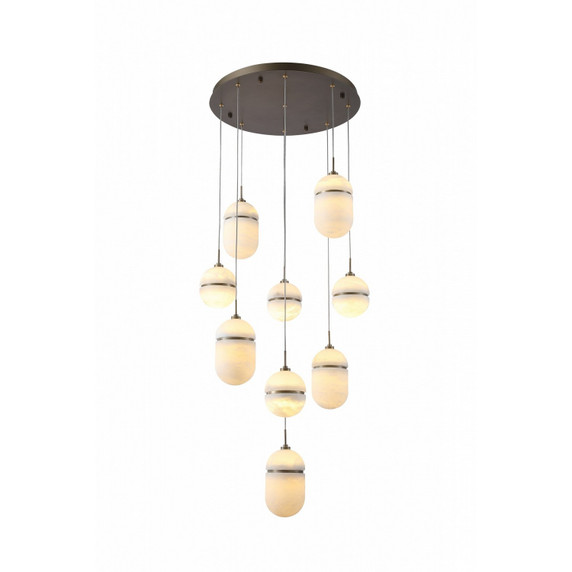 Mini Chandeliers Multi-Port/Cascade by Avenue Lighting ( 192 | HF2909-AB Sedona ) 