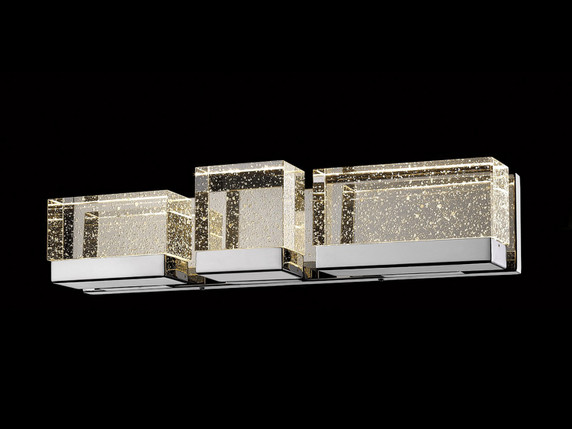Bathroom Fixtures Three Lights by Avenue Lighting ( 192 | HF3003-PN The Original Glacier ) 