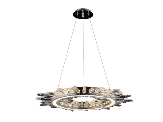 Mid. Chandeliers Ring/Halo by Avenue Lighting ( 192 | HF3027-PN Aspen ) 