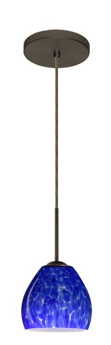 Mini Pendants Glass Down by Besa ( 74 | 1BT-412286-LED-BR Bolla ) 