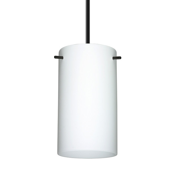 Mini Pendants Glass Down by Besa ( 74 | 1BT-440407-LED-BK Besa Stilo 7 Pendant ) 