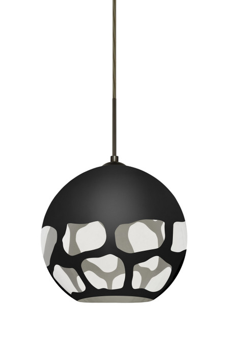 Multi-Systems Line Voltage Pendants by Besa ( 74 | 1JC-ROCKYBK-LED-BR Rocky ) 