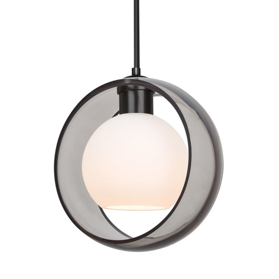 Mini Pendants Glass Down by Besa ( 74 | J-MANASM-BK Besa Mana Pendant ) 