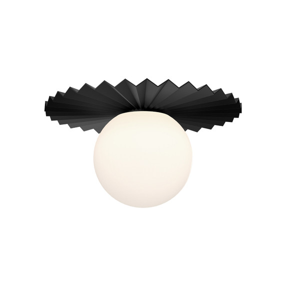 Flush Mounts Glass Down by Alora ( 452 | FM501212MBOP Plume ) 