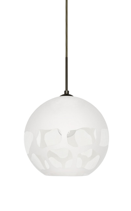 Multi-Systems Line Voltage Pendants by Besa ( 74 | 1JC-ROCKYWH-BR Rocky ) 