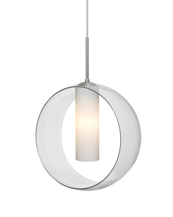 Multi-Systems Line Voltage Pendants by Besa ( 74 | 1JT-PLATOCL-LED-SN Plato ) 
