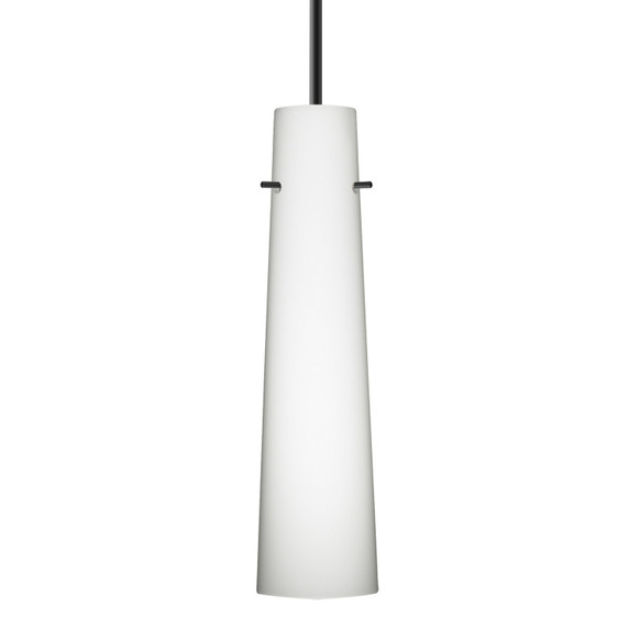Mini Pendants Glass Down by Besa ( 74 | 1BT-567407-LED-BK Besa Camino Pendant ) 