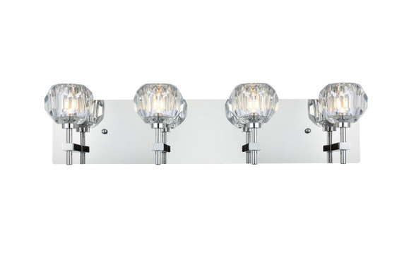 Bathroom Fixtures Four Lights by Elegant Lighting ( 173 | 3509W25C Graham ) 