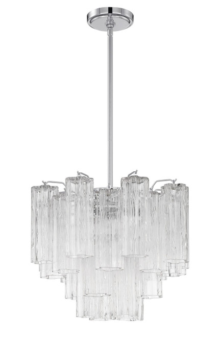 Mini Chandeliers Glass Shade by Crystorama ( 60 | ADD-300-CH-CL Addis ) 
