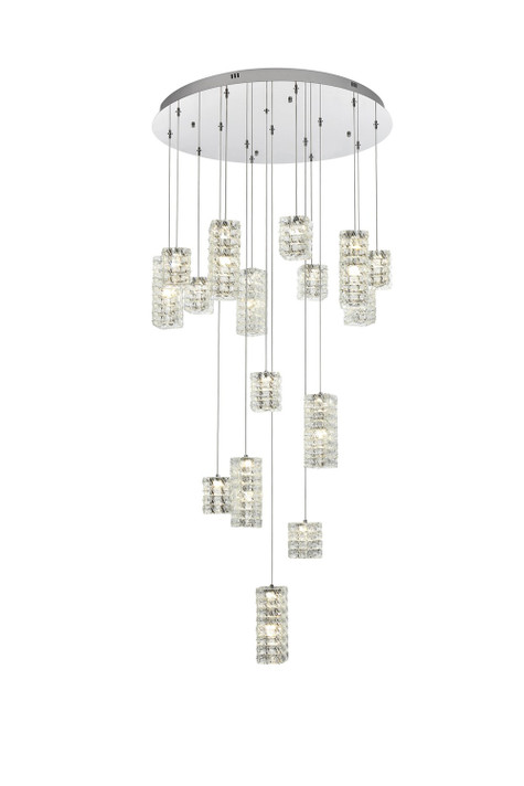 Mid. Chandeliers Multi-Port/Cascade by Elegant Lighting ( 173 | 3680D32C Aston ) 