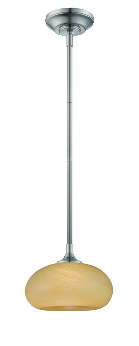 Mini Pendants Glass Down by Designers Fountain ( 43 | LED6318-TS-SP Eco-Gem ) 