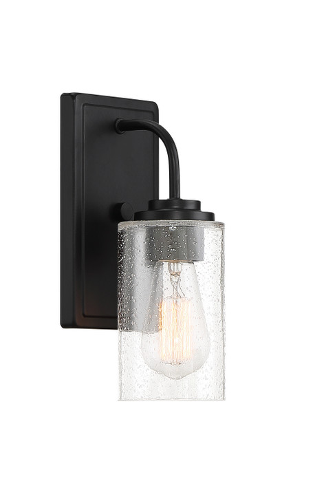 Sconces Single Glass by Designers Fountain ( 43 | 96401-MB Logan ) 