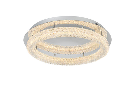 Flush Mounts Ring Shade/Halo by Elegant Lighting ( 173 | 3800F26C Bowen ) 