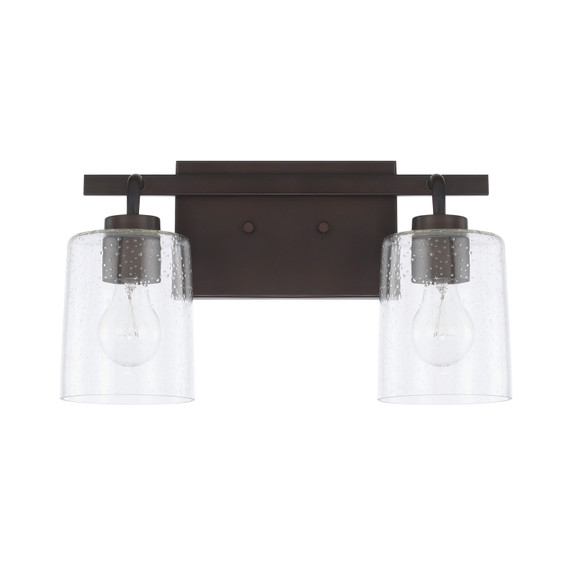 Bathroom Fixtures Two Lights by Capital Lighting ( 65 | 128521BZ-449 Greyson ) 