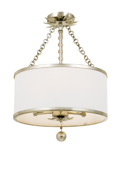 Semi-Flush Mts. Drum Shade by Crystorama ( 60 | 513-SA_CEILING Broche ) 