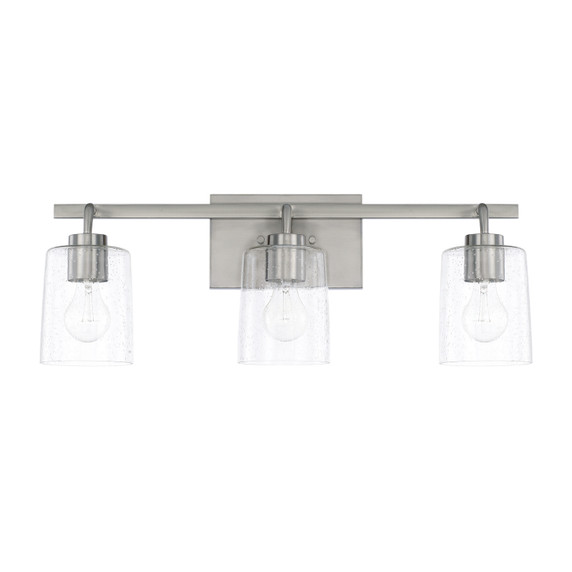 Bathroom Fixtures Three Lights by Capital Lighting ( 65 | 128531BN-449 Greyson ) 