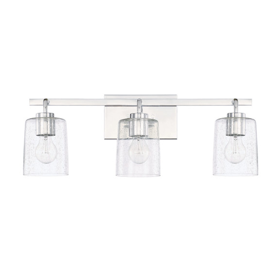 Bathroom Fixtures Three Lights by Capital Lighting ( 65 | 128531CH-449 Greyson ) 