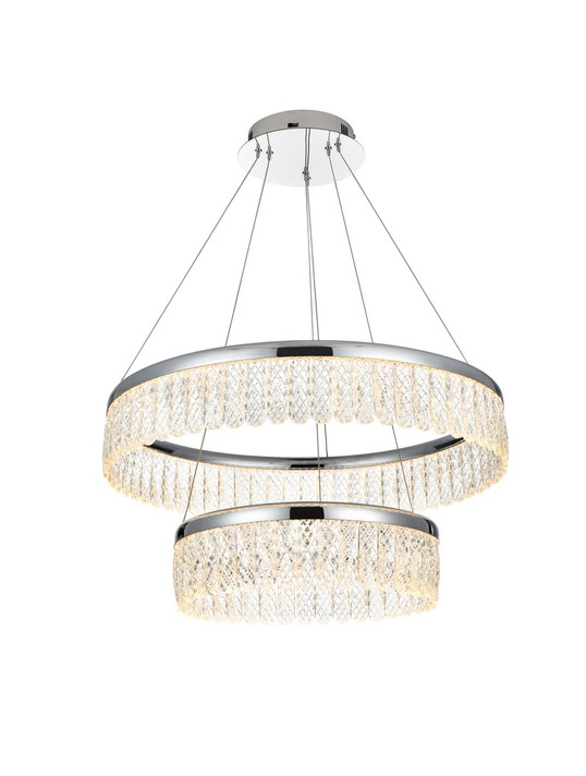 Mid. Chandeliers Ring/Halo by Elegant Lighting ( 173 | 2060G24C Rune ) 