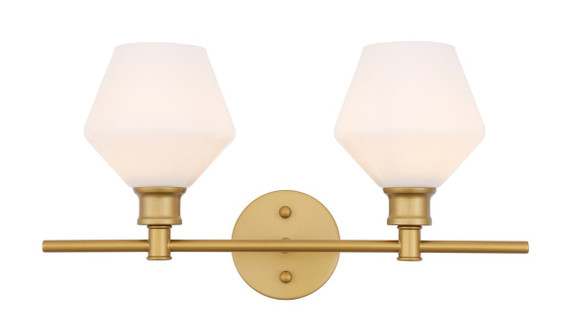 Bathroom Fixtures Two Lights by Elegant Lighting ( 173 | LD2313BR Gene ) 