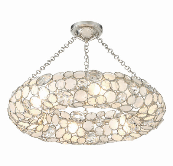 Semi-Flush Mts. Ring Shade/Halo by Crystorama ( 60 | 525-SA_CEILING Palla ) 