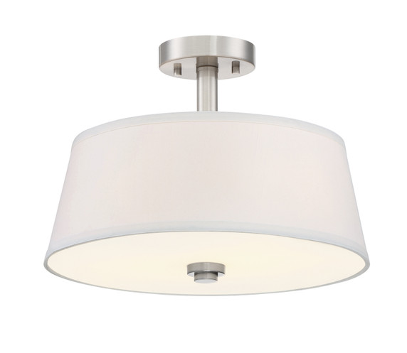 Semi-Flush Mts. Drum Shade by Designers Fountain ( 43 | 88511-SP Studio ) 