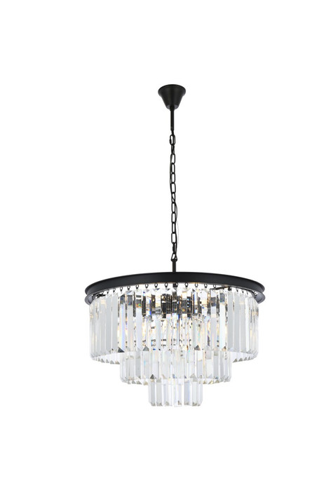 Mid. Chandeliers Drum Shade by Elegant Lighting ( 173 | 1231D26MB/RC Sydney ) 