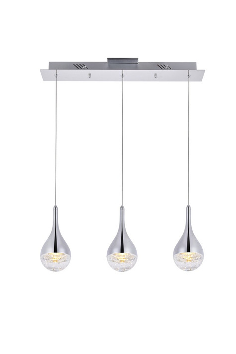 Linear/Island 3 Light Bar by Elegant Lighting ( 173 | 3803D24C Amherst ) 