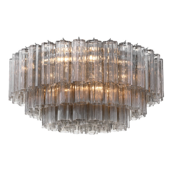 Flush Mounts Glass Down by Crystorama ( 60 | ADD-331-CH-SM Addis ) 