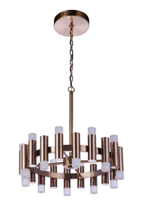 Mini Chandeliers Glass Shade by Craftmade ( 46 | 57520-SB-LED Simple Lux ) 