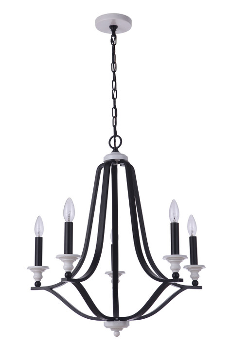 Mid. Chandeliers Candle by Craftmade ( 46 | 57625-FBMWW Esme ) 