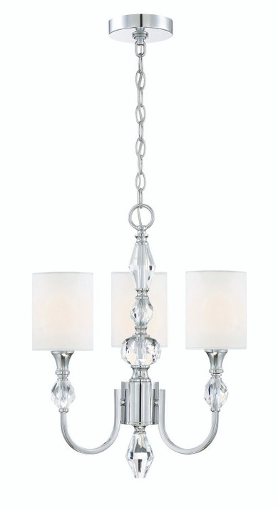 Mini Chandeliers Drum Shade by Designers Fountain ( 43 | 89983-CH Evi ) 