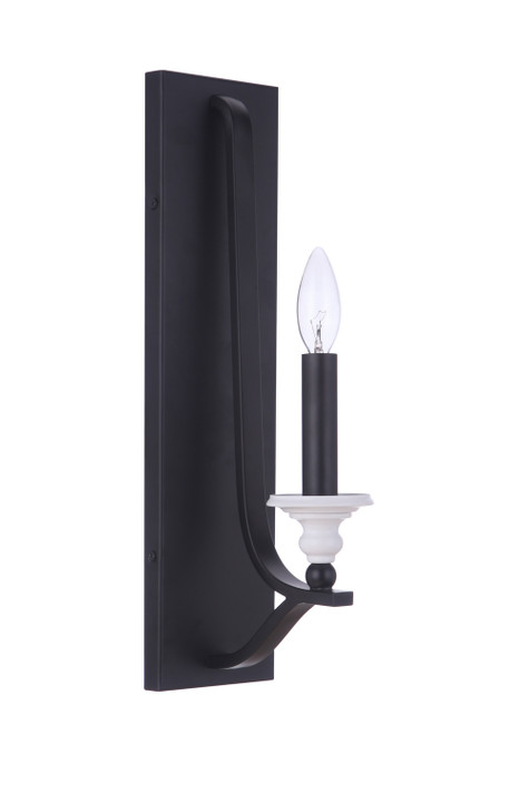 Sconces Single Candle by Craftmade ( 46 | 57661-FBMWW Esme ) 