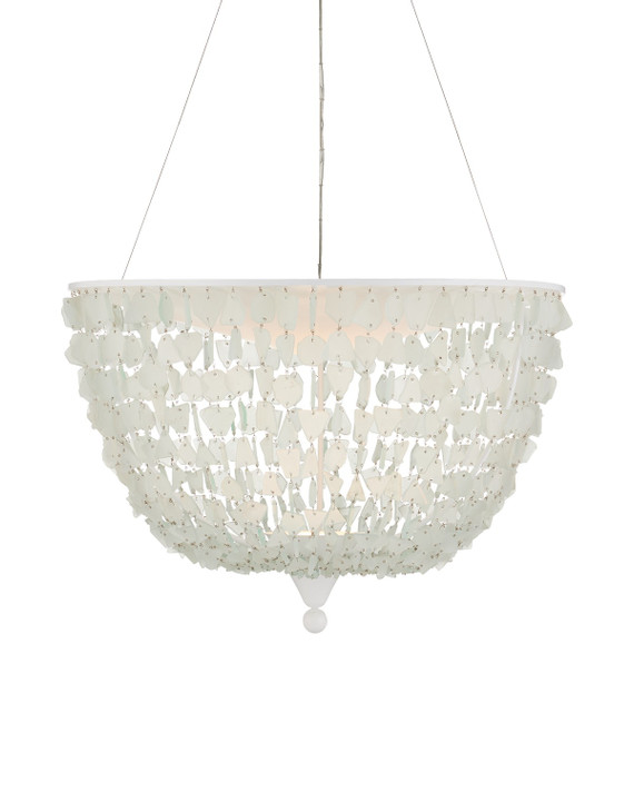 Mid. Chandeliers Empire/Basket by Currey and Company ( 142 | 9000-1155 Thalassa Pendant ) 