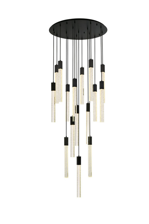 Pendants Multi-port/Cascade by Elegant Lighting ( 173 | 2067G36BK Weston ) 