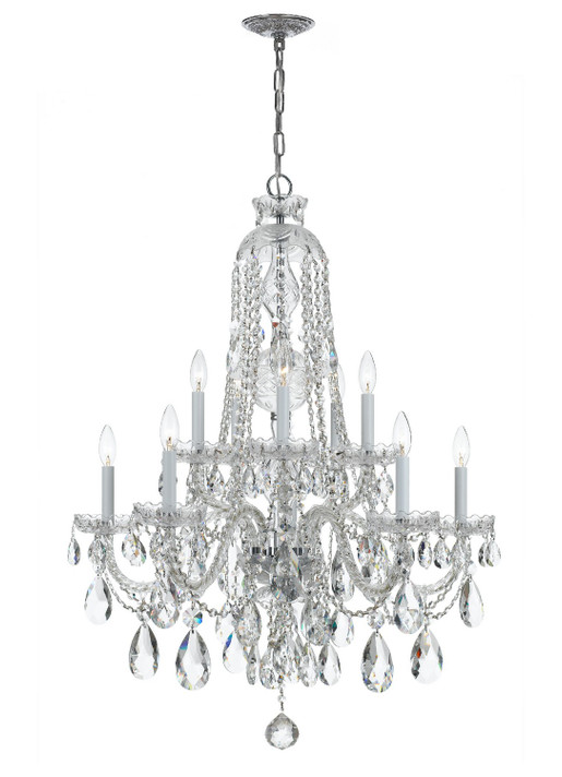Mid. Chandeliers Candle by Crystorama ( 60 | 1110-CH-CL-MWP Traditional Crystal ) 