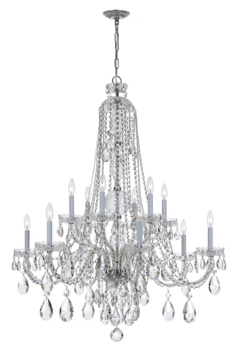 Large Chandeliers Candle by Crystorama ( 60 | 1112-CH-CL-MWP Traditional Crystal ) 