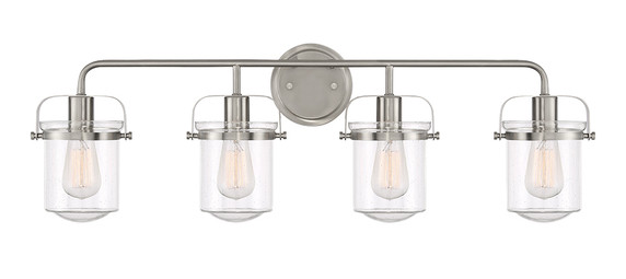 Bathroom Fixtures Four Lights by Designers Fountain ( 43 | 90604-BN Jaxon ) 