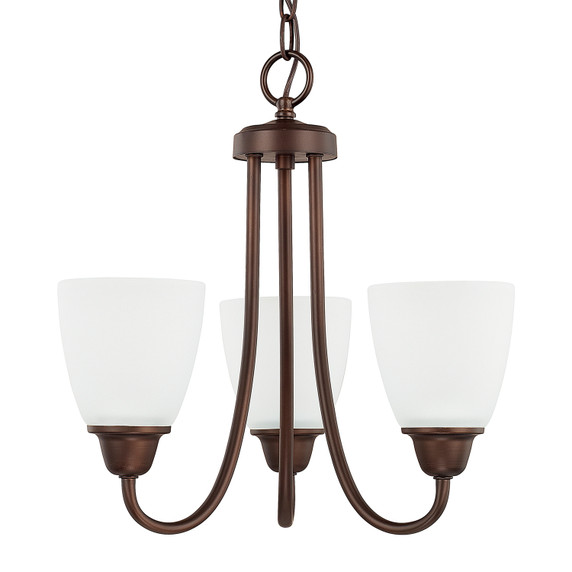 Mini Chandeliers Glass Shade by Capital Lighting ( 65 | 415131BZ-337 Trenton ) 