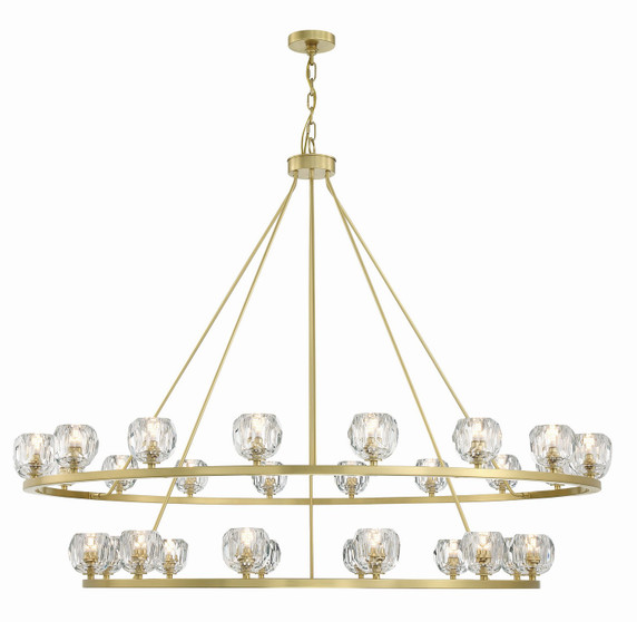 Large Chandeliers Glass Shade by Crystorama ( 60 | ARA-10269-SB Aragon ) 