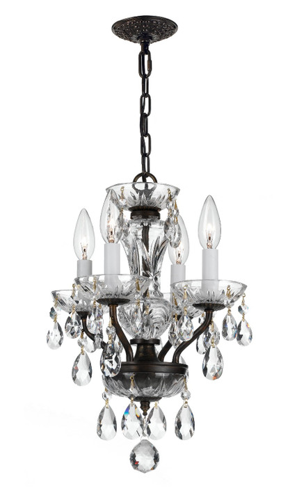 Mini Chandeliers Candle by Crystorama ( 60 | 5534-EB-CL-MWP Traditional Crystal ) 